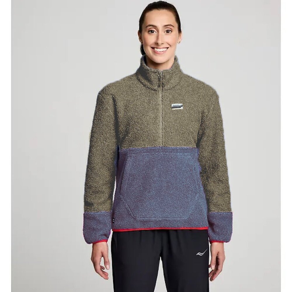 SAUCONY Sherpa Anorak Women's Jackets 1/4 zip Small
